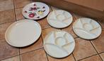te koop 5 borden 3 met vakken, Huis en Inrichting, Keuken | Servies, Nieuw, Ophalen of Verzenden, Bord(en), Overige stijlen