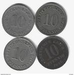 duits10 pfennig 1900j+1906a+1913a+1916a (lot8), Verzenden, Duitsland, Setje