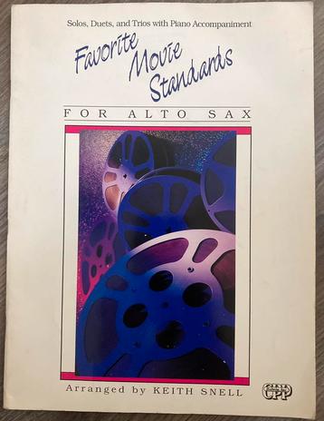 Favorite Movie Standards for ALTO SAX - Keith Snell beschikbaar voor biedingen
