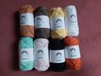 Hobbii Katoen 8 bollen verschillende kleuren, Hobby en Vrije tijd, Breien en Haken, Ophalen of Verzenden, Nieuw, Breien of Haken