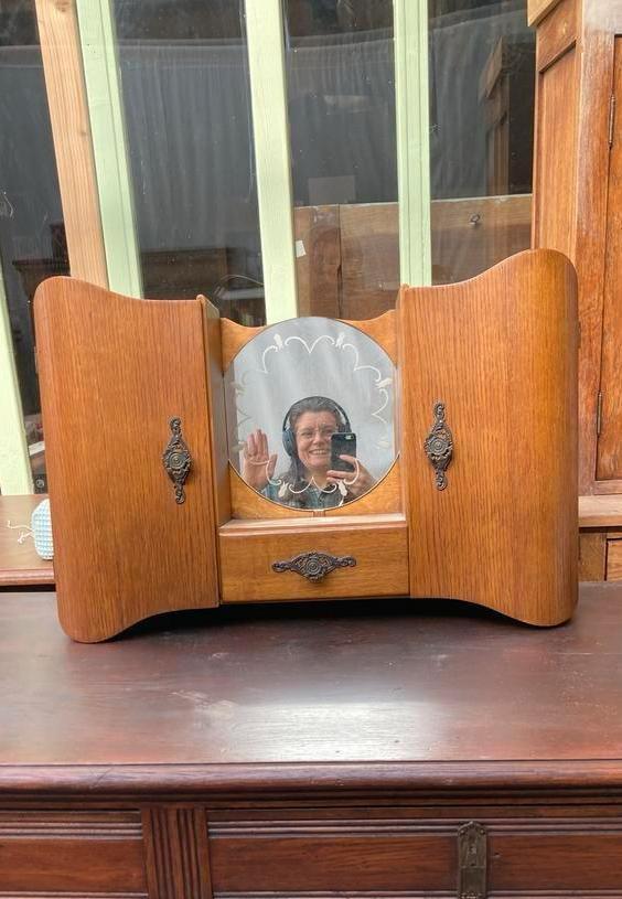 Klein art-deco kastje, Antiek en Kunst, Antiek | Meubels | Kasten, Ophalen