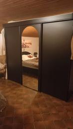 2 persoons bed met matras en 3 deurslinnenkast, Huis en Inrichting, Slaapkamer | Bedden, 90 cm, Eenpersoons, Ophalen of Verzenden