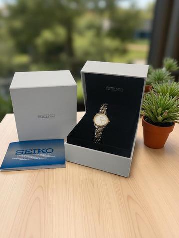 Seiko dames horloge met doos en boekje beschikbaar voor biedingen