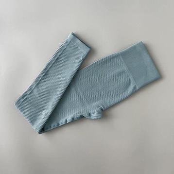 Grijze yoga dames ribbroek broek sport fitness legging beschikbaar voor biedingen