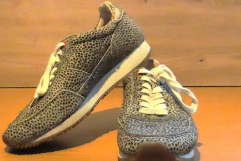 Fred de la Bretoniere Bruine Leren Panterprint Sneakers 39, Kleding | Dames, Schoenen, Zo goed als nieuw, Sneakers of Gympen, Bruin