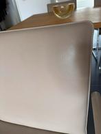 Leolux eetkamerstoelen, 6 stuks, model Fryr, kleur: taupe, Huis en Inrichting, Stoelen, Ophalen, Gebruikt, Leer, Vijf, Zes of meer stoelen