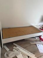 Bed, Huis en Inrichting, Slaapkamer | Bedden, Ophalen, Gebruikt, Eenpersoons, Wit