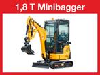 Minigraver 1,8 ton Graafmachine Rupsgraver Dieselmotor, Ophalen of Verzenden, Graafmachine