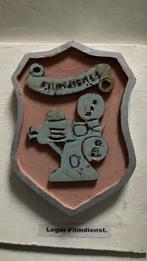 KNIL Leger Filmdienst, Ophalen of Verzenden, Landmacht, Nederland, Embleem of Badge