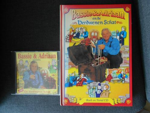 Bassie & Adriaan en de verdwenen schat boek cd, Verzamelen, Film en Tv, Gebruikt, Tv, Overige typen, Ophalen