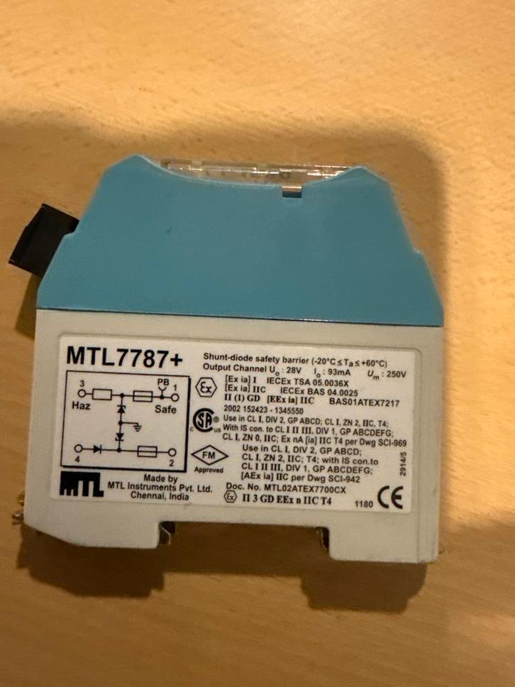 MTL7787+ Shunt-diode veiligheidsbarrière, Auto-onderdelen, Elektronica en Kabels, Gebruikt, Ophalen of Verzenden