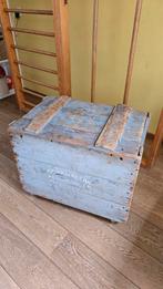 Houten kist op wielen, Huis en Inrichting, Ophalen, Gebruikt, 50 tot 100 cm