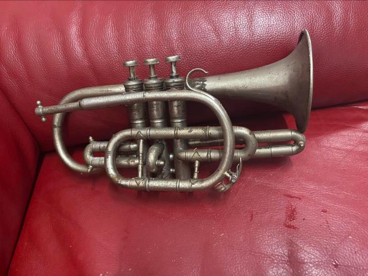 cornet Prins & Cie Antwerpen Wereldtentoonstelling 1935, Muziek en Instrumenten, Standaards, Zo goed als nieuw, Ophalen