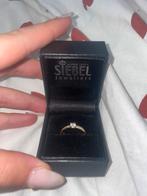 Siebel 14k Witgouden Ring - Maat 17, Sieraden, Tassen en Uiterlijk, Ringen, Ophalen of Verzenden, Zo goed als nieuw, 17 tot 18
