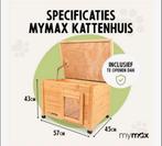 Nieuwe houten kattenhuis, Dieren en Toebehoren, Ophalen, Nieuw