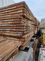 OUDE HOUTEN STEENSCHOTTEN LARIX 140X105X5CM, Ophalen of Verzenden, Nieuw, Planken, Hardhout
