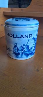 Delft Blauw - stroopwafelpot, Ophalen of Verzenden