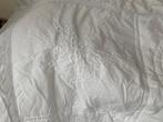 Beddensprei, Eenpersoons, Wit, Dekbedovertrek, Ophalen of Verzenden