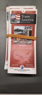 Kaarten Trans America Bicycle Trail, Boeken, Atlassen en Landkaarten, Overige gebieden, Diverse auteurs, Ophalen of Verzenden
