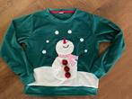 Foute Kersttrui met sneeuwpop maat M, Verzenden, Zo goed als nieuw, Maat 38/40 (M), Groen