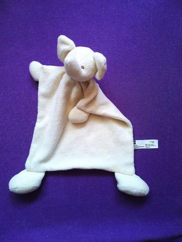 HEMA Knuffeldoekje OLIFANT uit serie 2005. ROOMWIT **Nieuw** beschikbaar voor biedingen