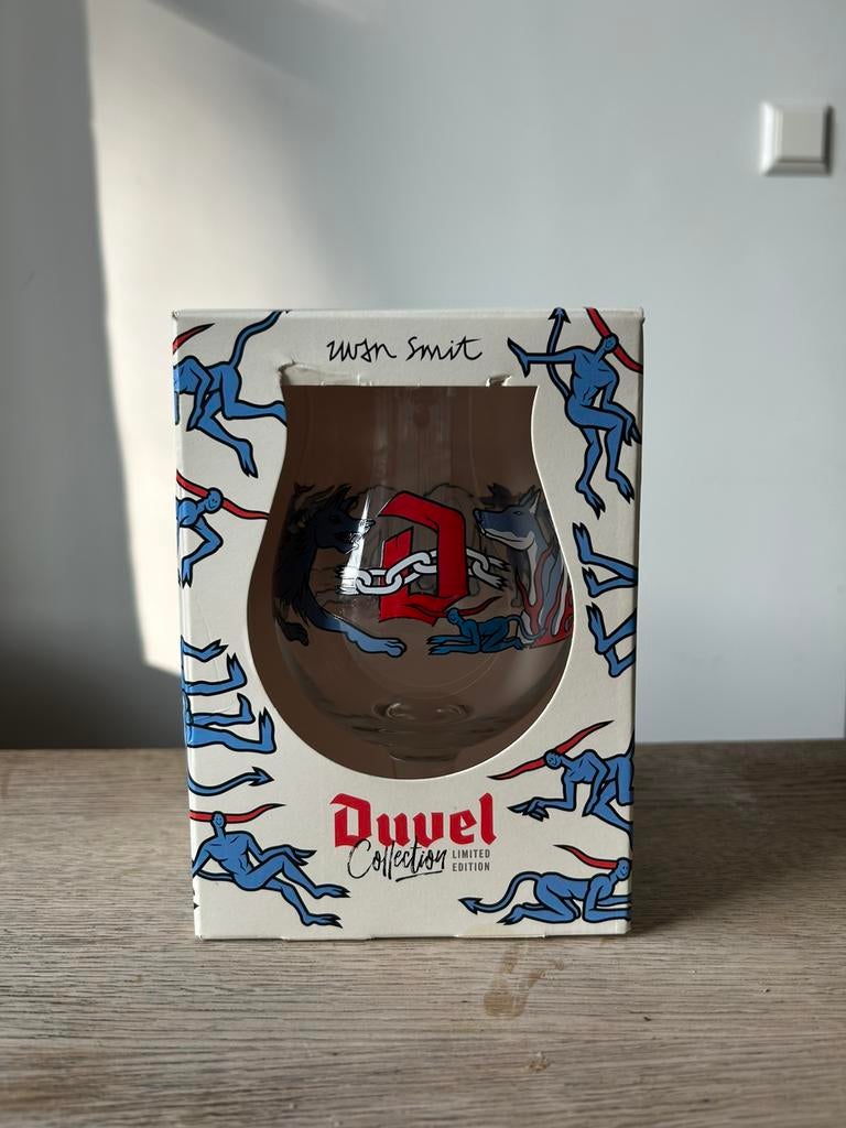 Duvel Designer glas 2024 IWAN SMIT, Ophalen of Verzenden, Nieuw, Bierglas