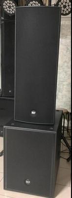 Perfecte staat 2x RCF 4PRO 5031-A topkast speaker tekoop, Subwoofer, Zo goed als nieuw, 120 watt of meer, Ophalen