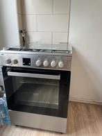 4 pits ETNA RVS Combi gasfornuis incl. oven, Witgoed en Apparatuur, Fornuizen, Ophalen, Hete lucht, 4 kookzones, Zo goed als nieuw
