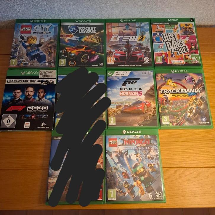 Xbox Games - 8 Stuks!, Spelcomputers en Games, Games | Xbox One, Zo goed als nieuw, Racen en Vliegen, 3 spelers of meer, Vanaf 3 jaar