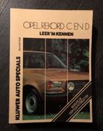 Kluwer Auto Specials Opel C en D Rekord, Auto diversen, Ophalen of Verzenden