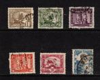 Indo-Chine 6 Zegels Gestempeld, Ophalen of Verzenden, Buitenland