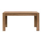 Eetkamertafel Lidia - eikenkleur - 79x180x90 cm, Ophalen, Gebruikt, Eikenhout, 200 cm of meer