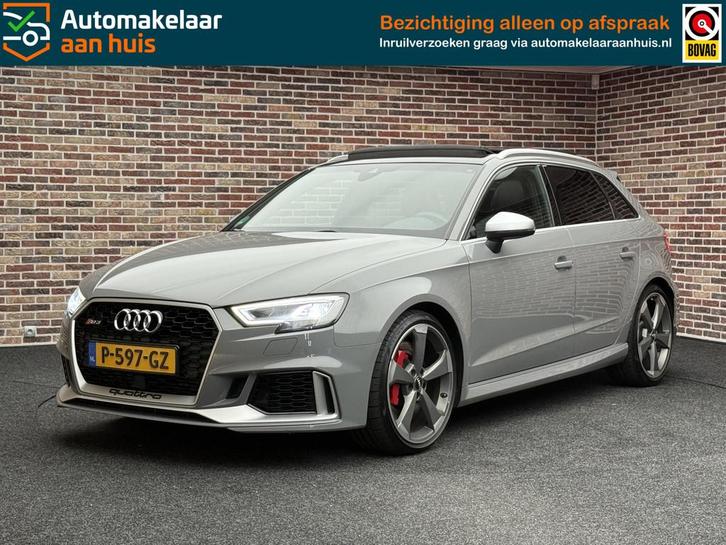 Audi RS3 2.5TFSI RS3 quattro Panoramadak Facelift Dealer, Auto's, Audi, Bedrijf, Te koop, RS3, 4x4, ABS, Achteruitrijcamera, Adaptive Cruise Control