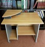 Computer bureau (Beuken/Aluminium), Huis en Inrichting, Bureaus, Ophalen of Verzenden, Niet bekend, Niet bekend, Niet bekend