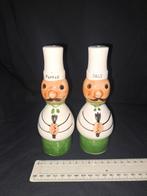 Vintage Empress Haruta Japan Chef Salt Pepper shaker 1960’s, Huis en Inrichting, Keuken | Servies, Ophalen of Verzenden, Gebruikt