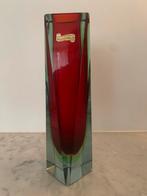 Flavio Poli Murano Sommerso vaas, Ophalen of Verzenden