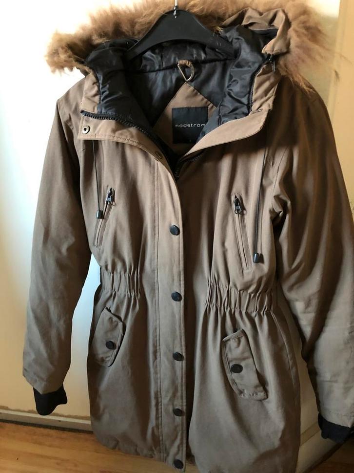 Winterjas MODSTRÖM maat S olijfgroen zgan, Kleding | Dames, Jassen | Winter, Zo goed als nieuw, Maat 36 (S), Groen, Ophalen of Verzenden