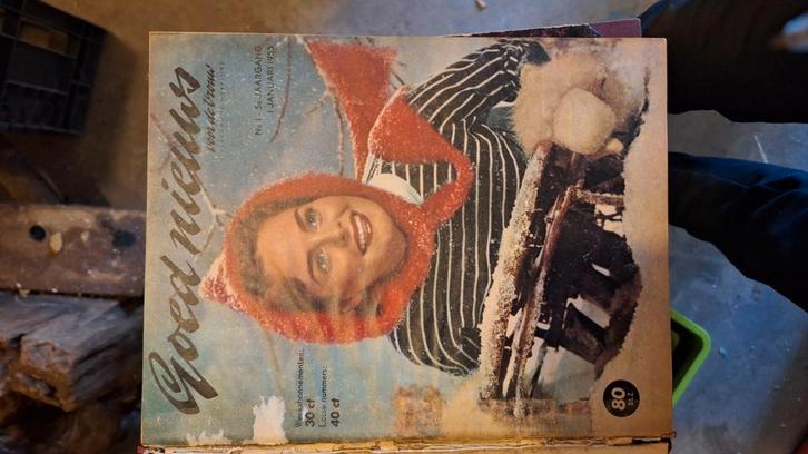 Goed Nieuws voor de Vrouw - 1955, Boeken, Tijdschriften en Kranten, Gelezen, Damesbladen, Ophalen of Verzenden