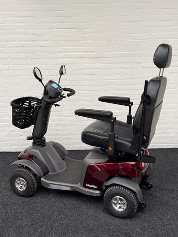 Scootmobiel - Excel Galaxy Citiflyer 4 - bordeaux rood beschikbaar voor biedingen