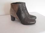 Roberto d'Angelo - prachtige bruine leren enkellaarzen - 37, Bruin, Verzenden, Lage of Enkellaarzen, Roberto d'Angelo
