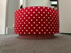 Rood met witte stippen lampenkap voor plafondlamp, Huis en Inrichting, Ophalen, Zo goed als nieuw, Rood, Rond