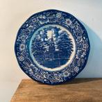 Engels Blauw Wit Wandbord - Independence Hall 25cm, Ophalen of Verzenden