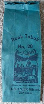 Zakje Rook Tabak No. 20 I. Spanjer Rijssen 100 gram antiek, Ophalen of Verzenden, Gebruikt, Tabaksdoos of Verpakking