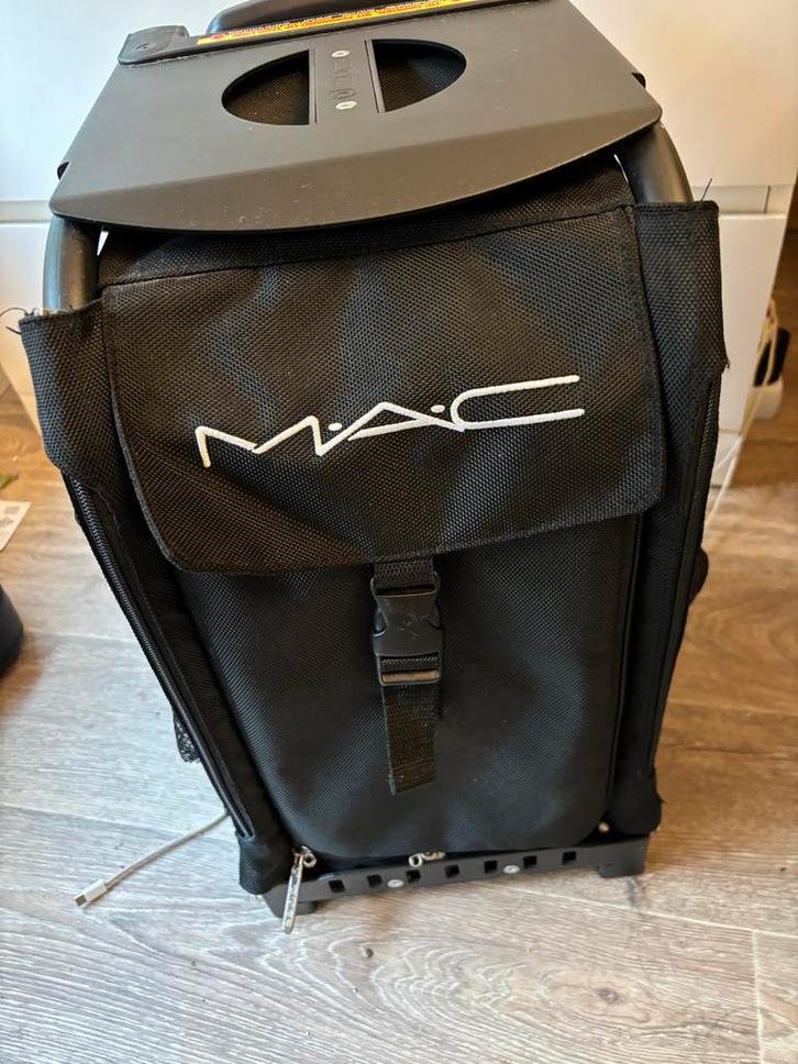 MAC Zuca Trolley - Gebruikt, Sieraden, Tassen en Uiterlijk, Beautycases, Gebruikt, Hardcase, Zwart, Verzenden