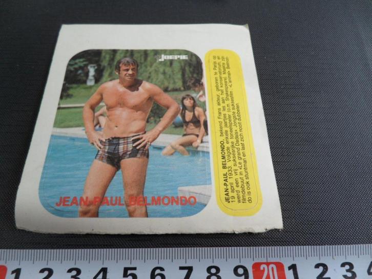 sticker joepie jean-paul belmondo, Verzamelen, Stickers, Zo goed als nieuw, Bedrijf of Vereniging, Ophalen