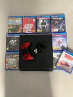 Ps4 pro + controller + HDMI kabel + 9 games, Met 1 controller, Zo goed als nieuw, 1 TB, Pro