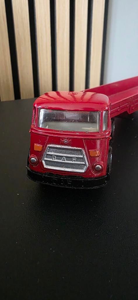 rode Lion Car DAF, Ophalen of Verzenden, Gebruikt, Bus of Vrachtwagen, Lion Toys