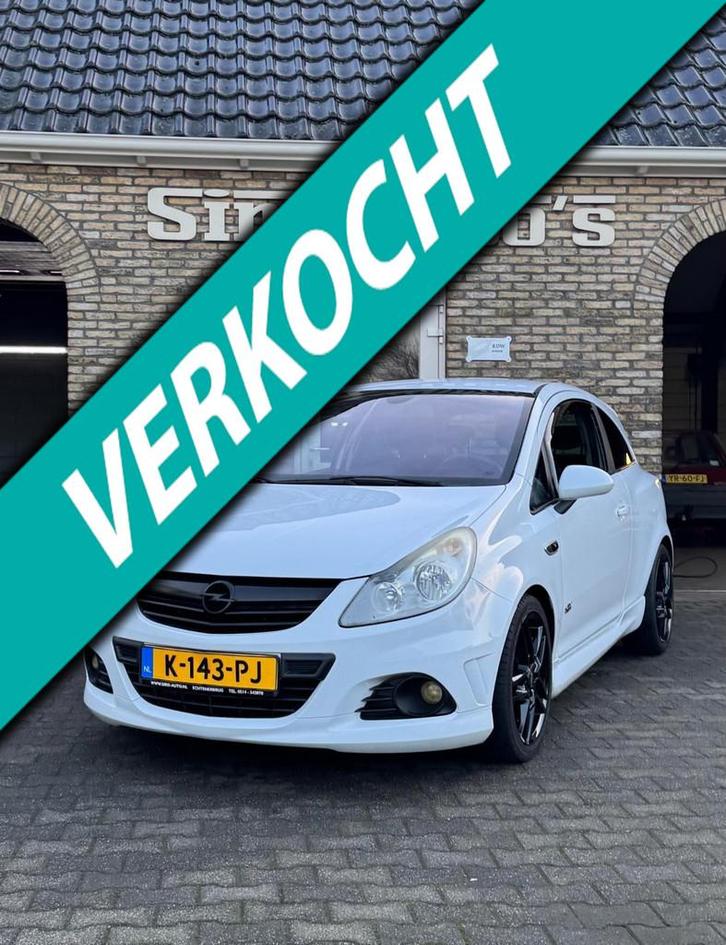 Opel Corsa 1.4-16V Sport Bj 2009 zeer nette sportieve auto, Auto's, Opel, Particulier, Te koop, Corsa, ABS, Airbags, Airconditioning