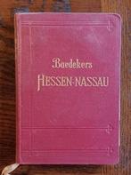 Baedeker - Hessen-Nassau, Boeken, Reisgidsen, Europa, Ophalen of Verzenden, Reisgids of -boek, Gelezen