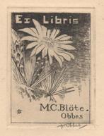 2036 Ex Libris Nederland : Joan Francois Obbes, 1932, Antiek en Kunst, Kunst | Etsen en Gravures, Verzenden